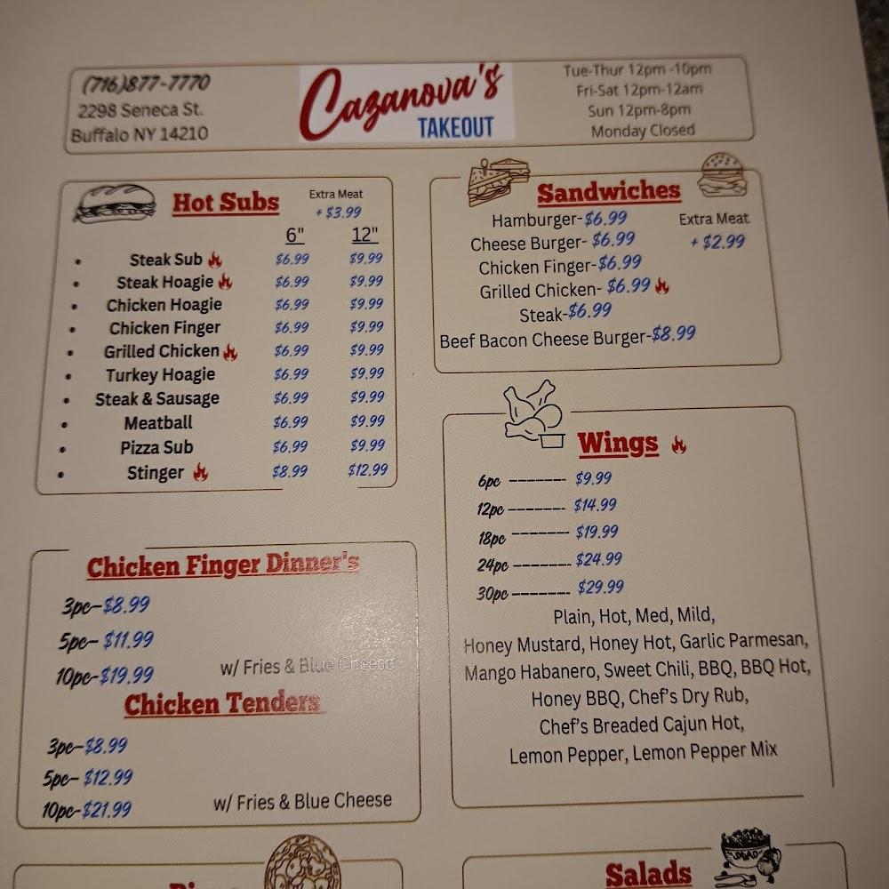 Cazanova's Takeout Cheese & Pepperoni